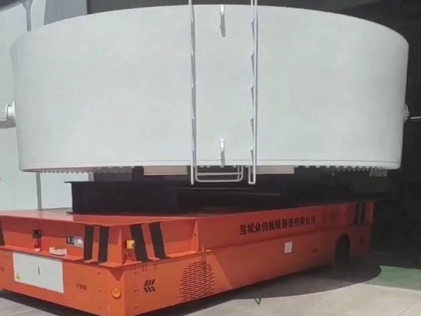 100噸無軌平車順利交付